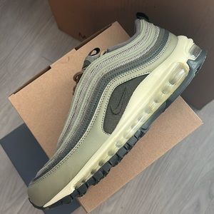 Nike Air Max 97 neutral olive. Worn once, like new condition.